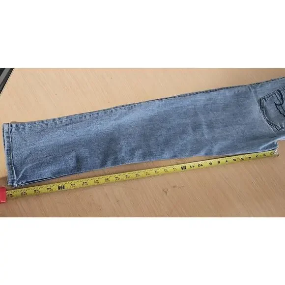 American Eagle Skinny Super Stretch Jeans Medium Wash Midrise Size 8 Regular - Picture 8 of 8